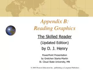 Appendix B: Reading Graphics