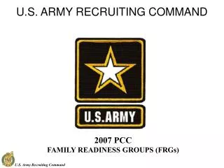 U.S. ARMY RECRUITING COMMAND