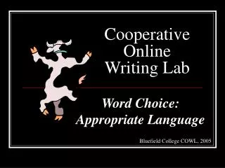 Cooperative Online Writing Lab