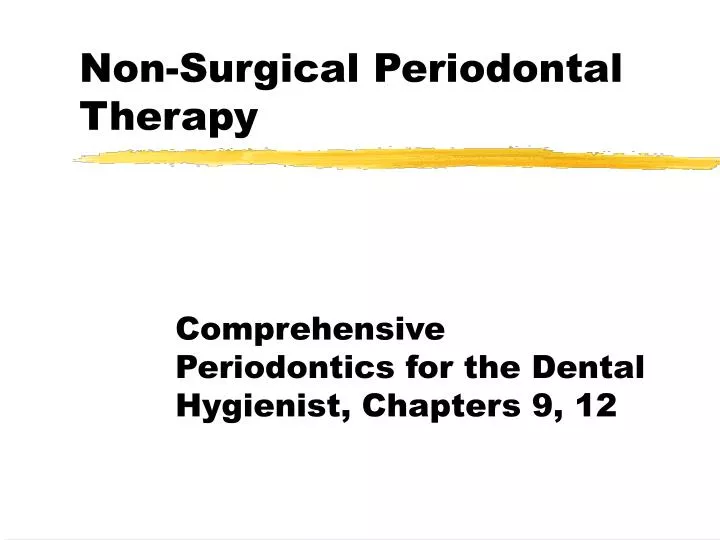 non surgical periodontal therapy