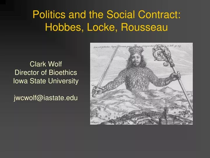 politics and the social contract hobbes locke rousseau