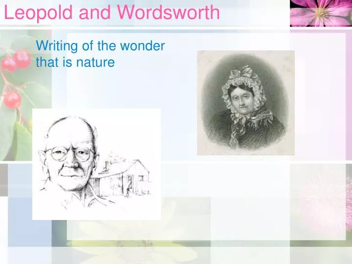 leopold and wordsworth