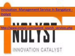 innovation management service in banagalore