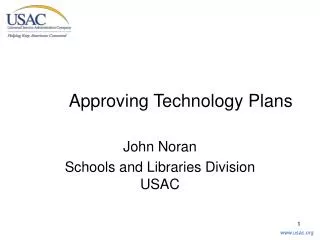Approving Technology Plans