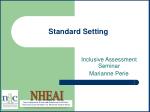 Standard Setting - slide 1