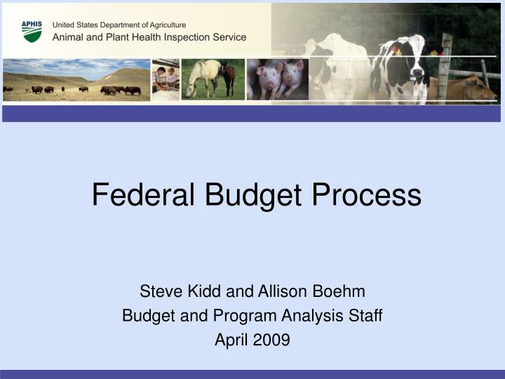 federal budget process