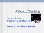 Models of Teaching