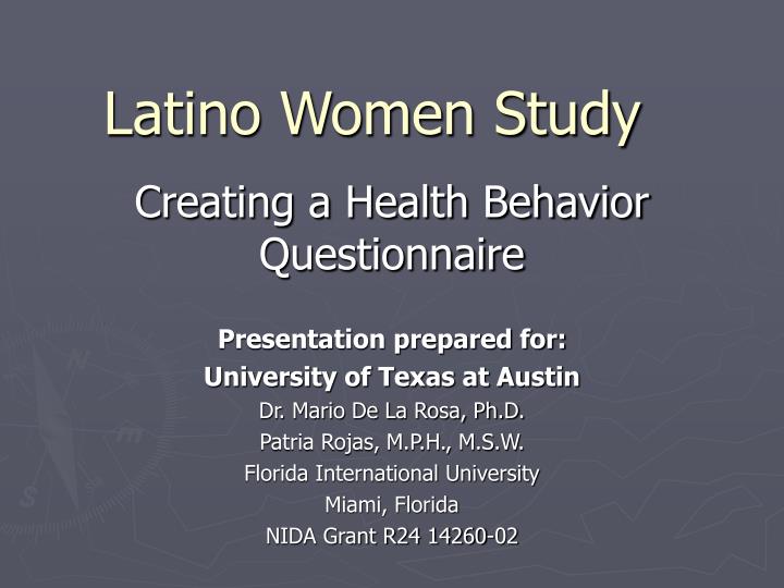 latino women study