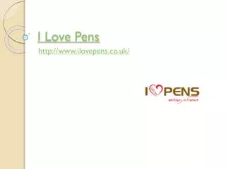 branded fountain pens from i love pens