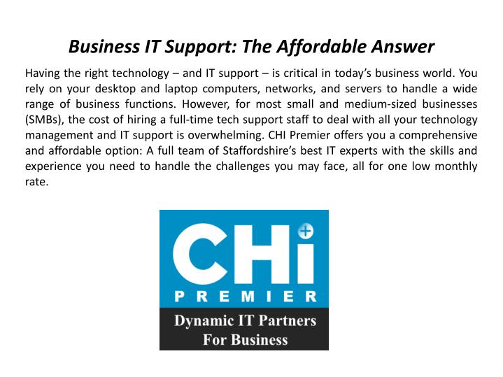 business it support the affordable answer