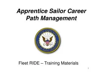 Apprentice Sailor Career Path Management