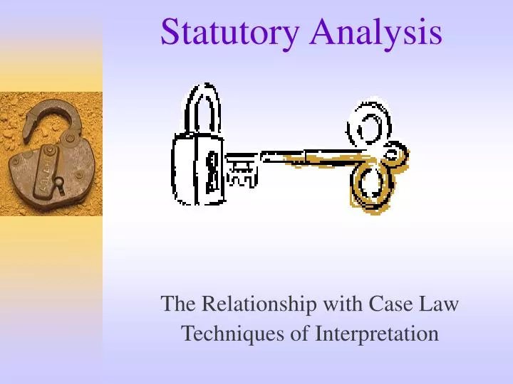statutory analysis