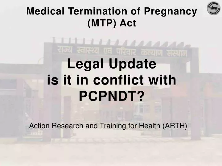 medical termination of pregnancy mtp act legal update is it in conflict with pcpndt