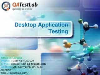 desktop application testing