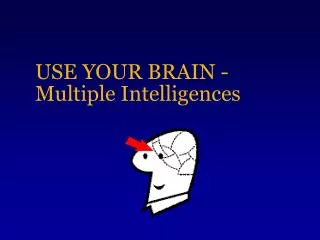 USE YOUR BRAIN - Multiple Intelligences