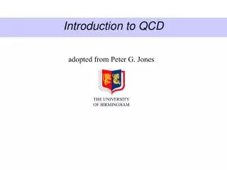 Introduction to QCD