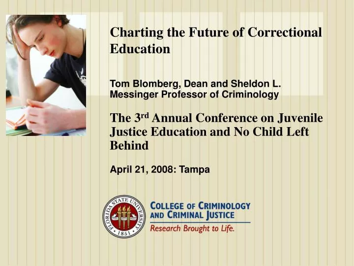 charting the future of correctional education