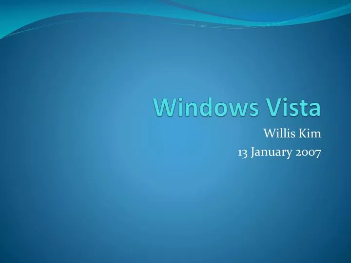 windows vista