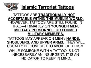 Islamic Terrorist Tattoos