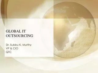 GLOBAL IT OUTSOURCING