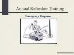 Annual Refresher Training - slide 1