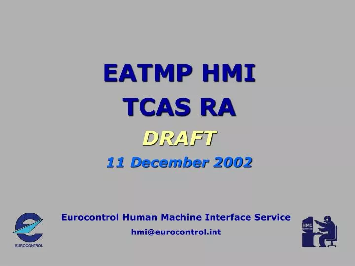 eatmp hmi tcas ra draft 11 december 2002