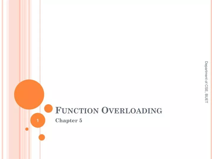 function overloading