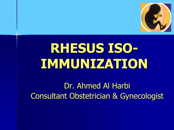 rhesus iso immunization