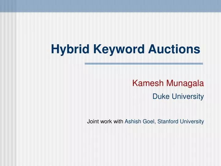 hybrid keyword auctions