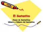 El Sustantivo - slide 1