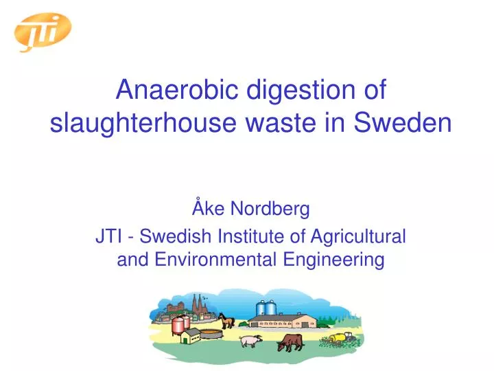 anaerobic digestion of slaughterhouse waste in sweden