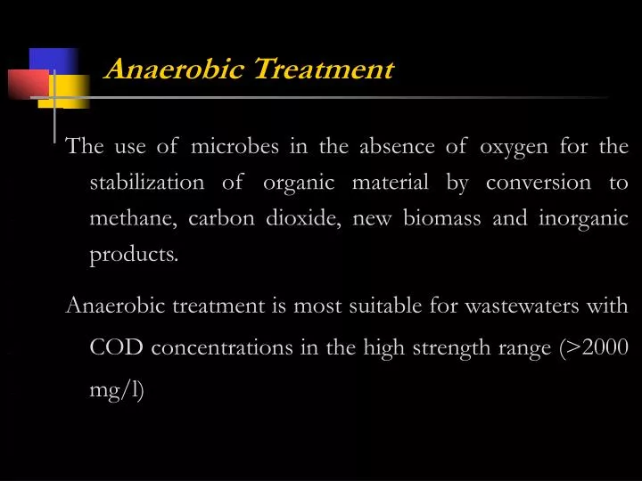 anaerobic treatment