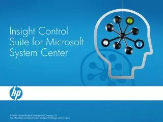 Insight Control Suite for Microsoft System Center