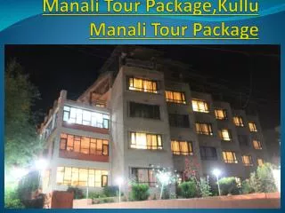 manali tour package,kullu manali tour package