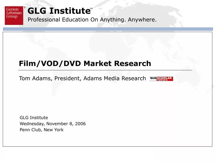 film vod dvd market research