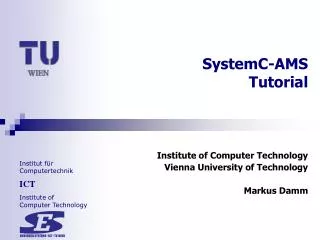 SystemC-AMS Tutorial
