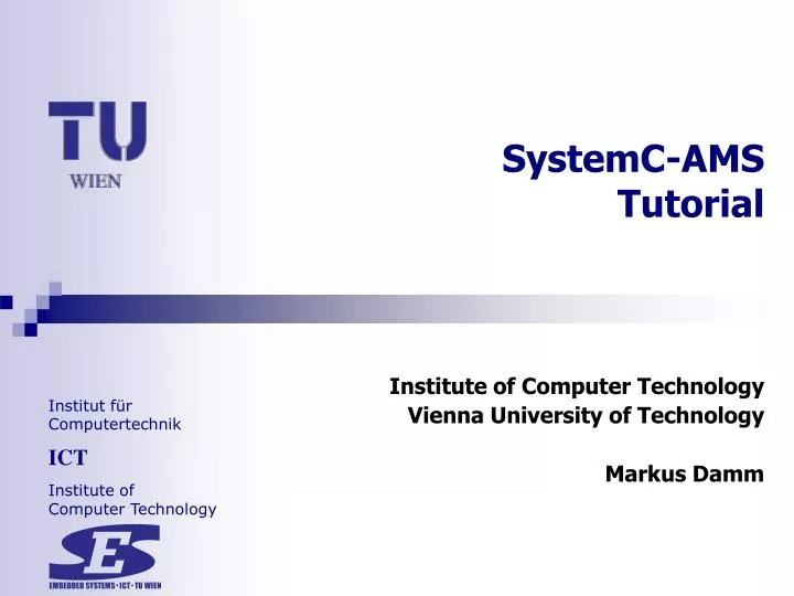 systemc ams tutorial