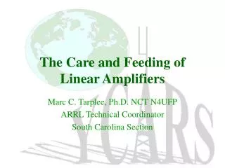 The Care and Feeding of Linear Amplifiers