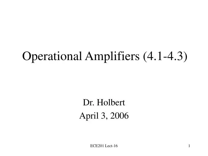 operational amplifiers 4 1 4 3