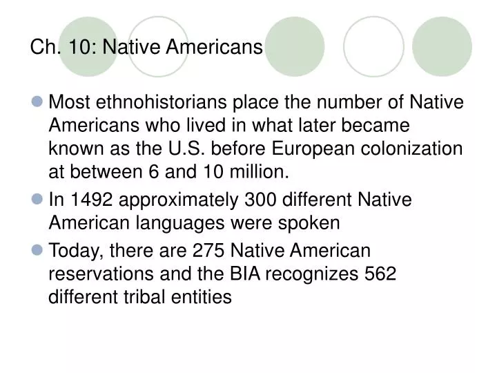ch 10 native americans