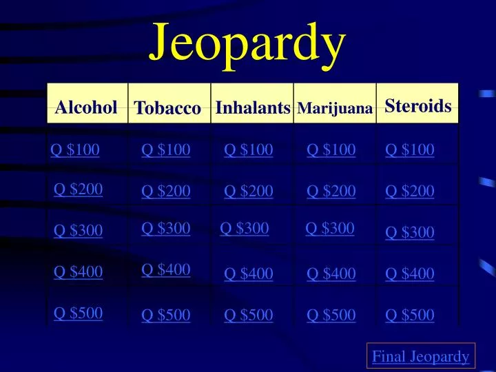 jeopardy