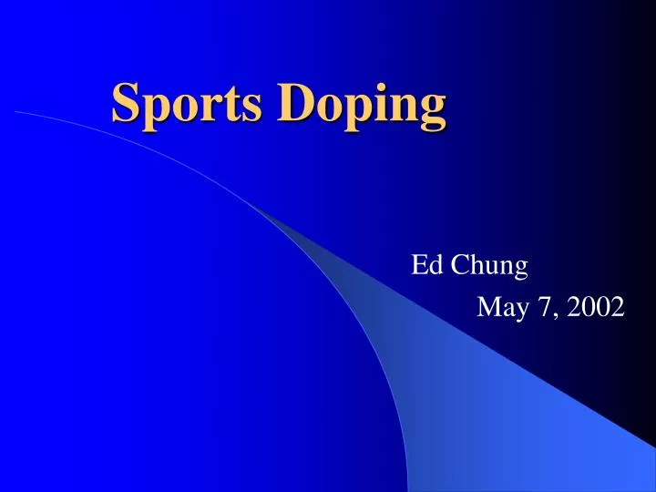 sports doping