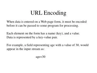 URL Encoding