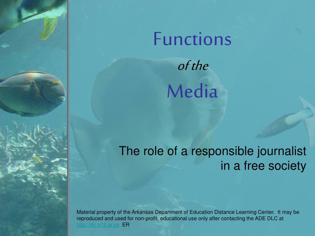 PPT - Functions of the Media PowerPoint Presentation, free download ...