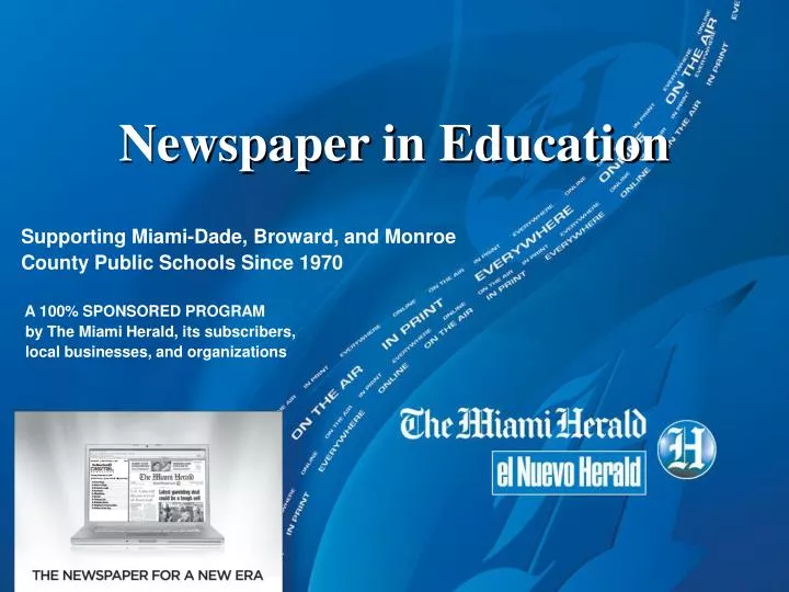 newspaper in education