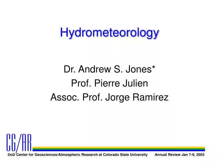 hydrometeorology