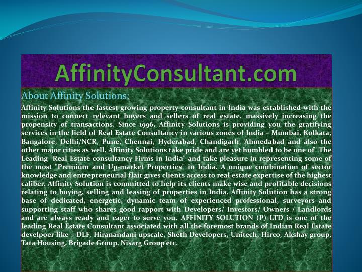 affinityconsultant com