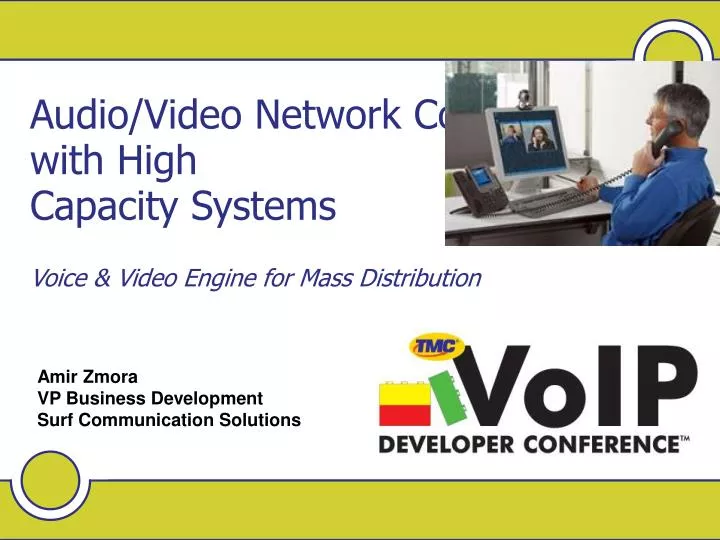audio video network convergence with high capacity systems