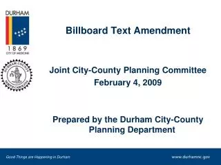 Billboard Text Amendment