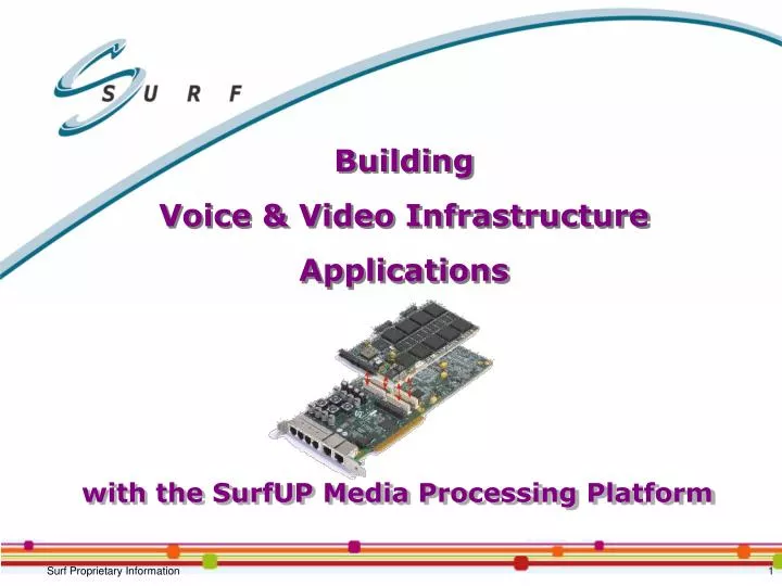 building voice video infrastructure applications